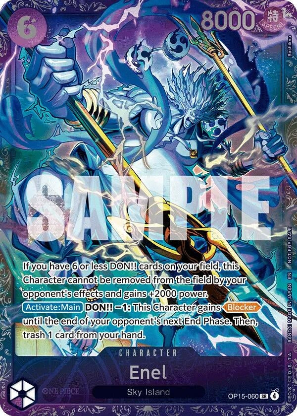 Image for Enel (Treasure Cup May 2026) (OP15-060) (One Piece Promotion Cards) (OP-PR) - One Piece Card Game