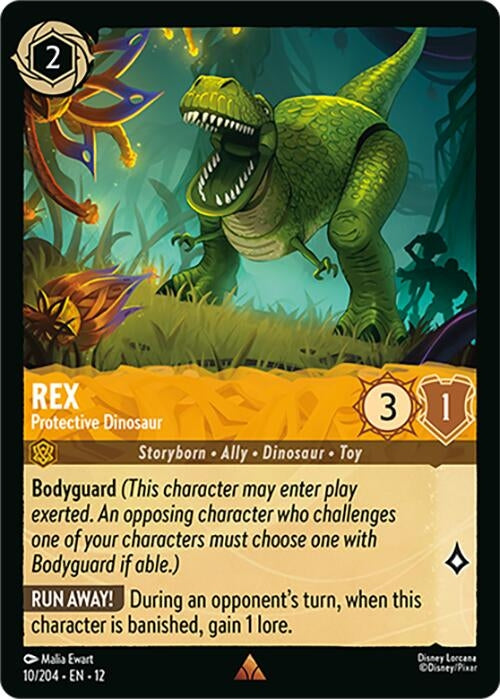 Image for Rex - Protective Dinosaur (10/204) (Wilds Unknown) (12) - Disney Lorcana