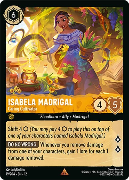 Image for Isabela Madrigal - Caring Cultivator (19/204) (Wilds Unknown) (12) - Disney Lorcana