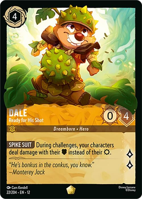 Image for Dale - Ready for His Shot (22/204) (Wilds Unknown) (12) - Disney Lorcana