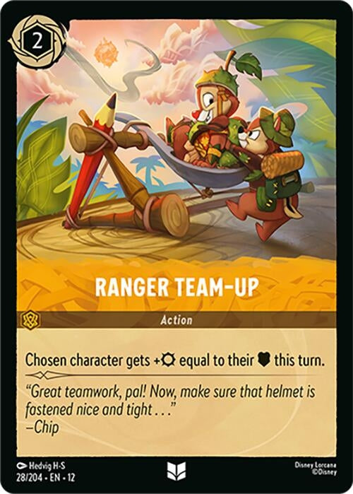 Image for Ranger Team-Up (28/204) (Wilds Unknown) (12) - Disney Lorcana