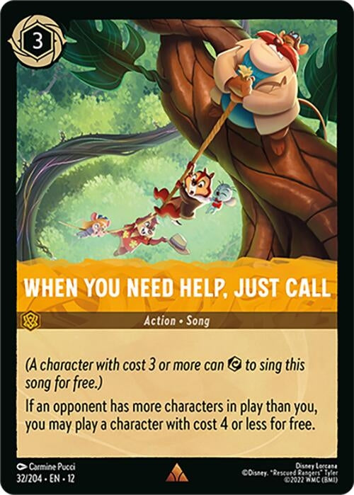 Image for When You Need Help, Just Call (32/204) (Wilds Unknown) (12) - Disney Lorcana