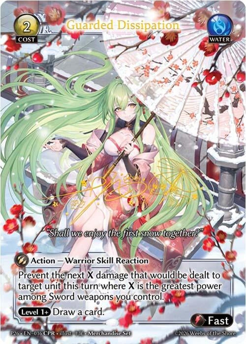 Image for Guarded Dissipation (CPR) (016) (Promotional Cards) (P) - Grand Archive TCG