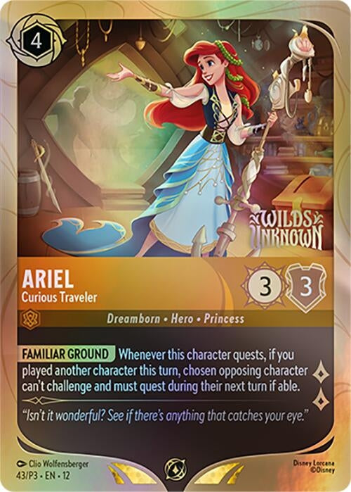 Image for Ariel - Curious Traveler (43) (Disney Lorcana Promo Cards) (DLPC) - Disney Lorcana