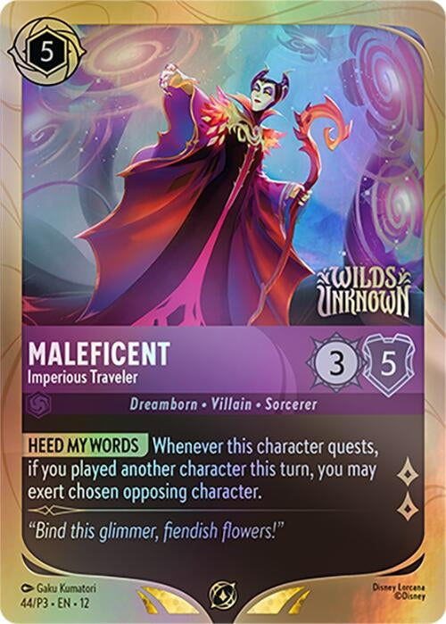 Image for Maleficent - Imperious Traveler (44) (Disney Lorcana Promo Cards) (DLPC) - Disney Lorcana