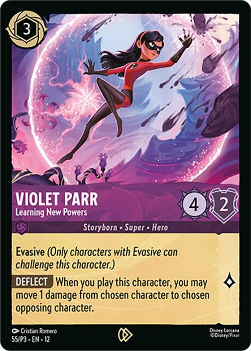 Image for Violet Parr - Learning New Powers (55) (Disney Lorcana Promo Cards) (DLPC) - Disney Lorcana