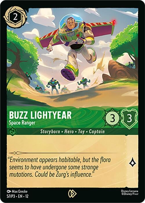 Image for Buzz Lightyear - Space Ranger (57) (Disney Lorcana Promo Cards) (DLPC) - Disney Lorcana