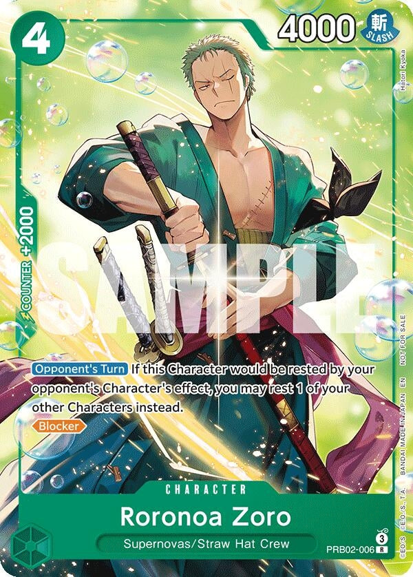 Roronoa Zoro (Welcome Pack 2026 Vol.1) (PRB02-006) (One Piece Promotion Cards)
