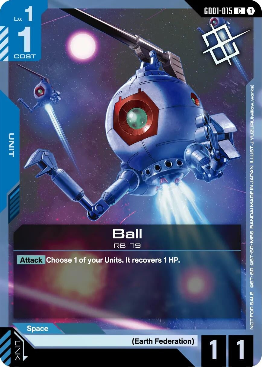 Image for Ball  (Judge Pack 02) (GD01-015) (Gundam Promotional Cards) (GCG-PR) - Gundam Card Game