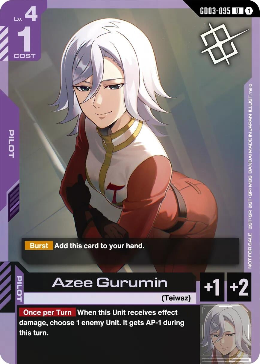 Image for Azee Gurumin (Judge Pack 02) (GD03-095) (Gundam Promotional Cards) (GCG-PR) - Gundam Card Game