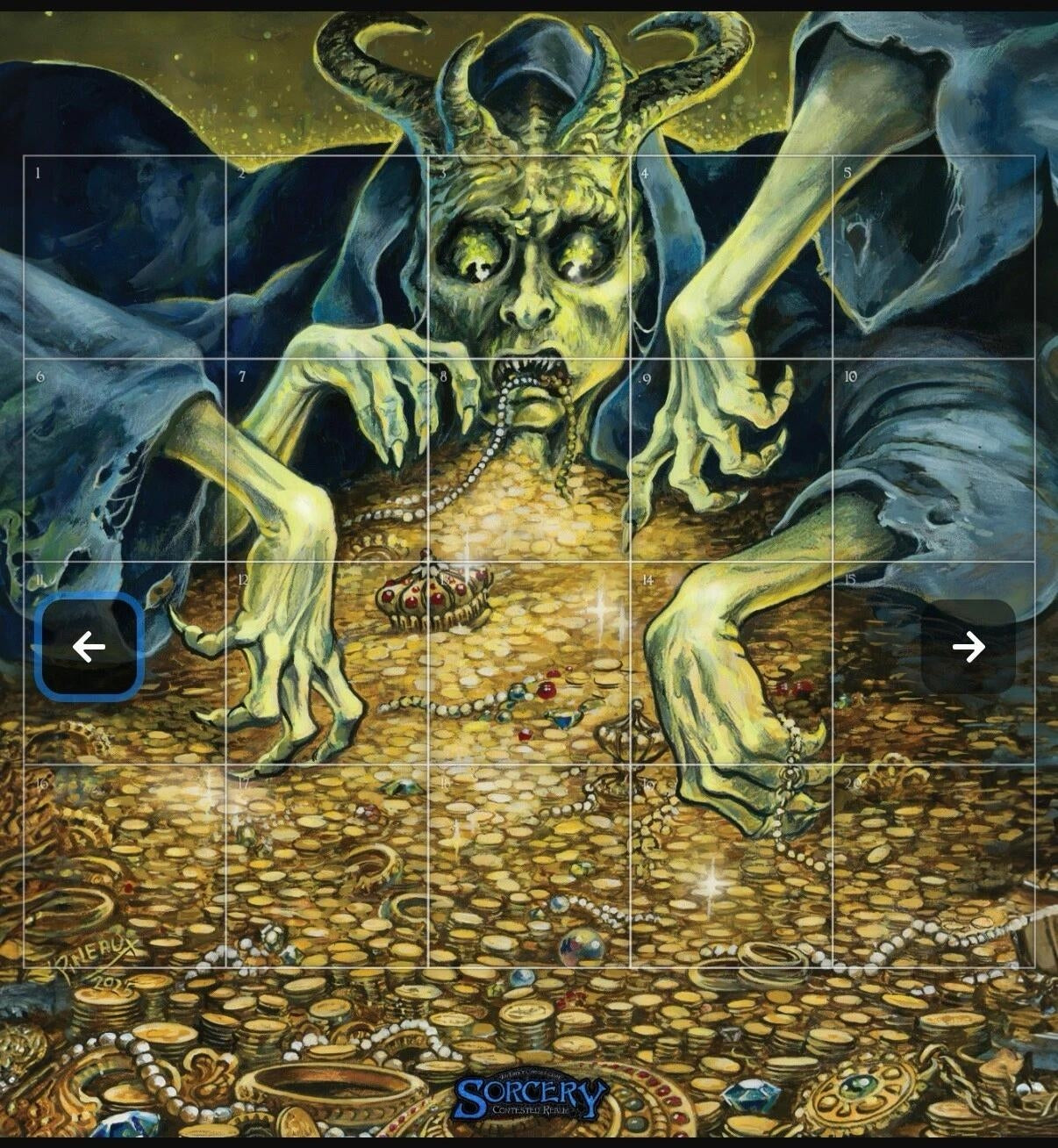 Image for Sorcery Contested Realm Lord of Greed Playmat - Playmats