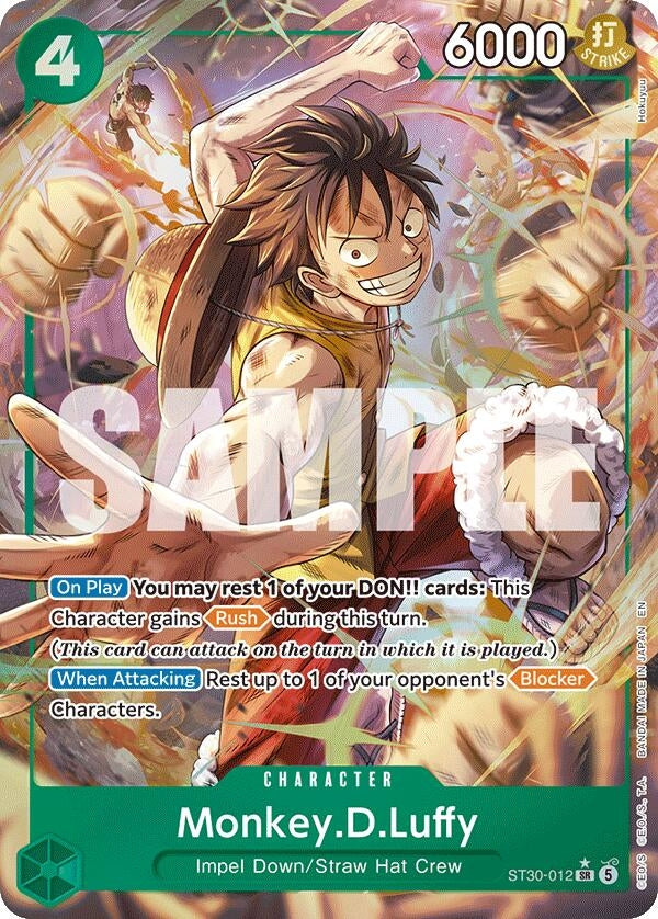 Image for Monkey.D.Luffy (Parallel) (ST30-012) (Starter Deck EX: Luffy & Ace) (ST-30) - One Piece Card Game
