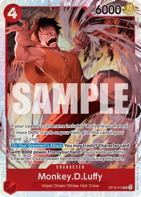Monkey.D.Luffy (OP16-015) (The Time of Battle)