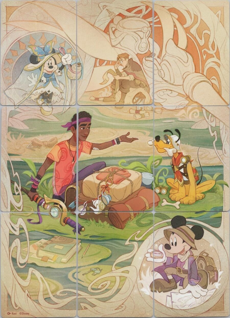 Image for Wilds Unkown Puzzle Insert (Set of 9) (Wilds Unknown) (12) - Disney Lorcana