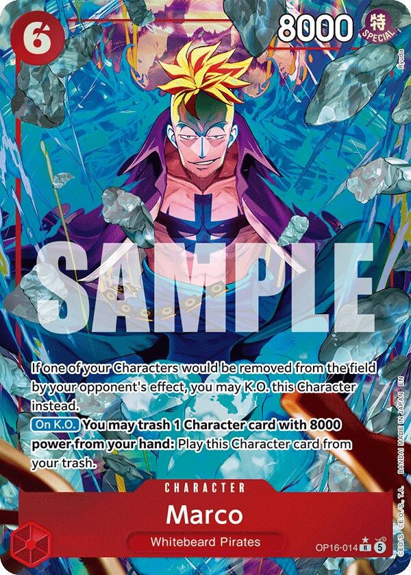 Image for Marco (Alternate Art) (OP16-014) (The Time of Battle) (OP16) - One Piece Card Game