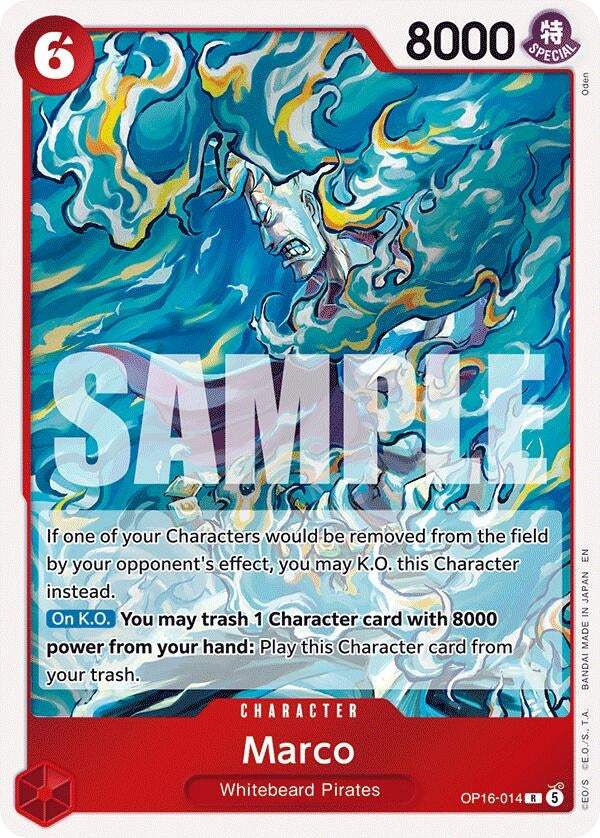 Image for Marco (OP16-014) (The Time of Battle) (OP16) - One Piece Card Game