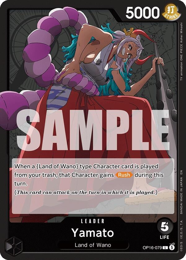 Image for Yamato (079) (OP16-079) (The Time of Battle) (OP16) - One Piece Card Game