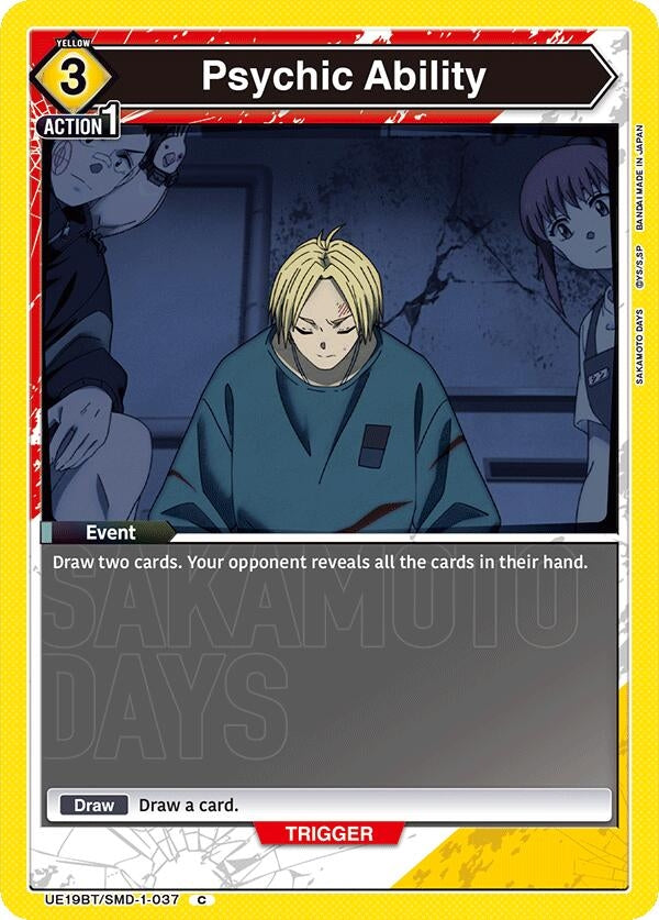 Image for Psychic Ability (UE19BT/SMD-1-037) (UE19BT: SAKAMOTO DAYS) (UE19BT) - Union Arena
