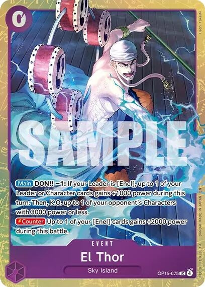 Image for El Thor (Premium Card Collection -Best Selection Vol. 6-) (OP15-075) (One Piece Promotion Cards) (OP-PR) - One Piece Card Game