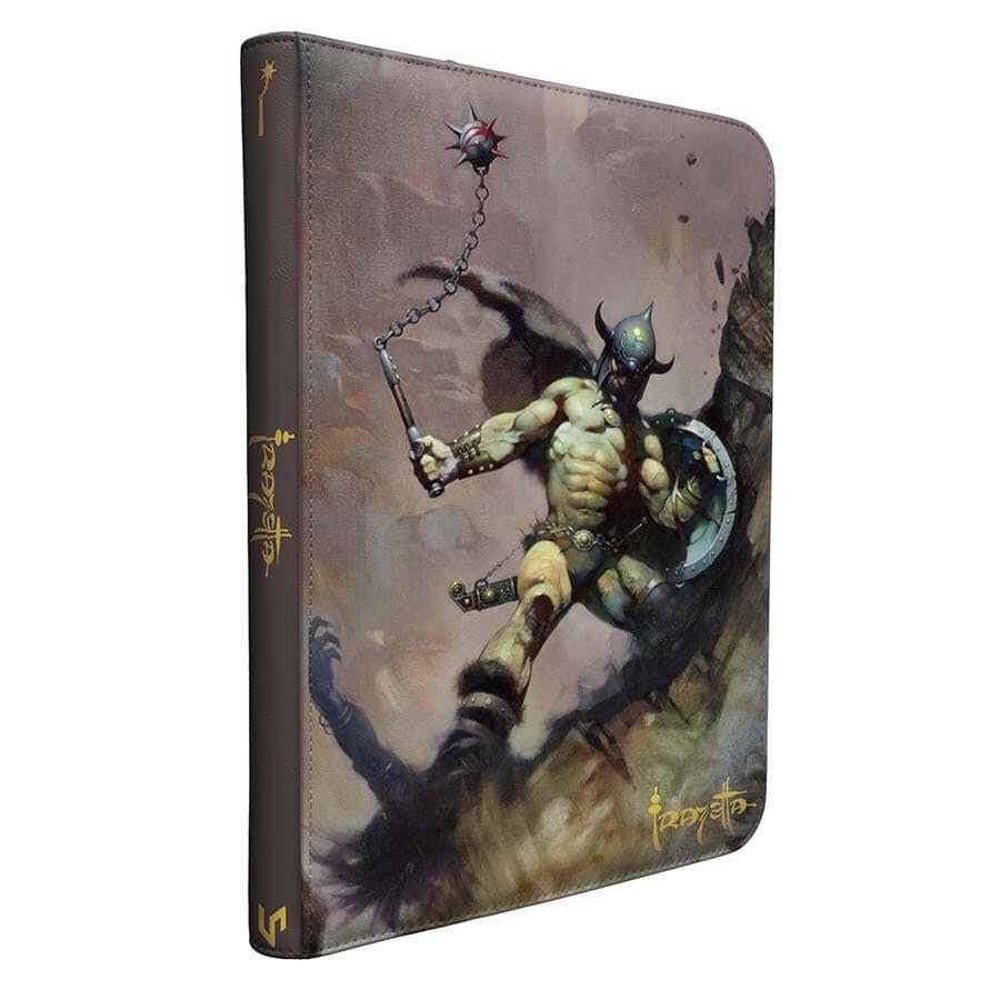 Image for Frank Frazetta 9-Pocket Zippered Premium Pro-Binder - Warrior with Ball and Chain - Storage Albums
