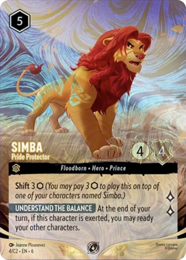 Image for Simba - Pride Protector (Foil) (4) (Disney Lorcana Promo Cards) (DLPC) - Disney Lorcana