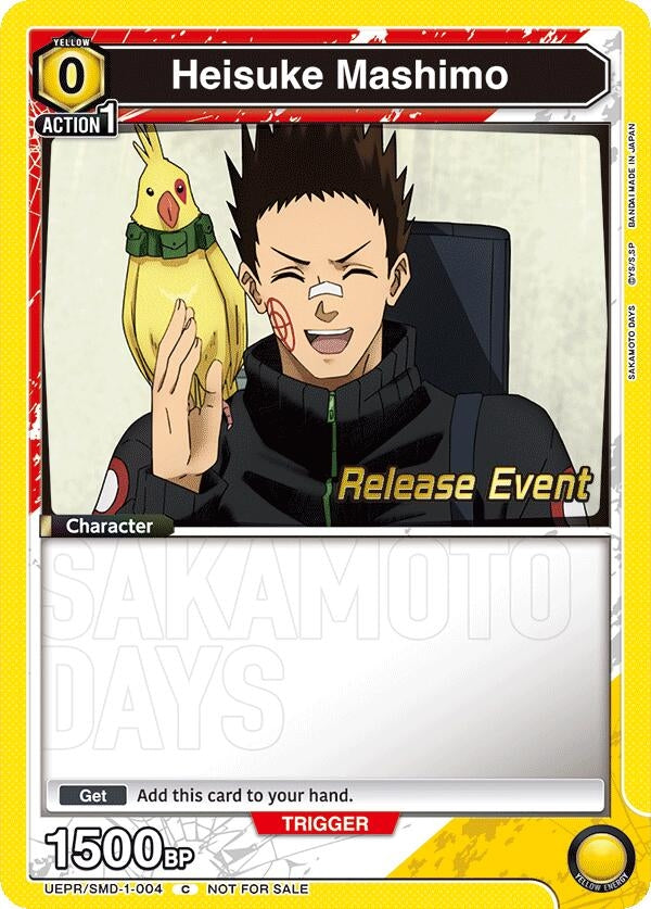 Image for Heisuke Mashimo (004) (UE19BT/SMD-1-004) (UE19BT: SAKAMOTO DAYS Release Event Cards) (UE19BT_RE) - Union Arena
