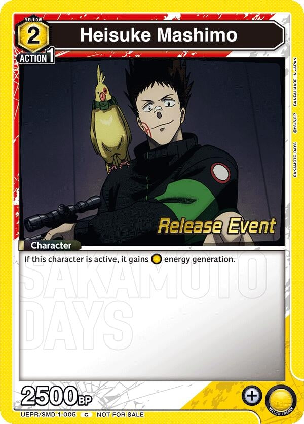 Image for Heisuke Mashimo (005) (UE19BT/SMD-1-005) (UE19BT: SAKAMOTO DAYS Release Event Cards) (UE19BT_RE) - Union Arena