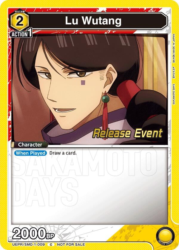 Image for Lu Wutang (009) (UE19BT/SMD-1-009) (UE19BT: SAKAMOTO DAYS Release Event Cards) (UE19BT_RE) - Union Arena