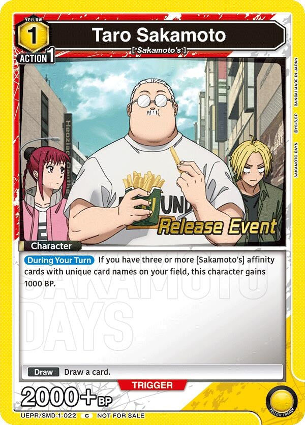 Image for Taro Sakamoto (022) (UE19BT/SMD-1-022) (UE19BT: SAKAMOTO DAYS Release Event Cards) (UE19BT_RE) - Union Arena