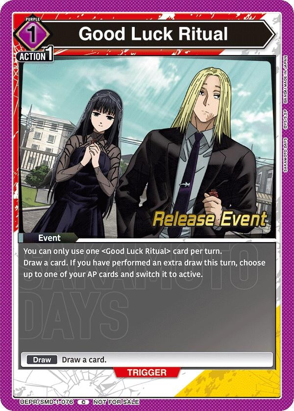 Image for Good Luck Ritual (UE19BT/SMD-1-076) (UE19BT: SAKAMOTO DAYS Release Event Cards) (UE19BT_RE) - Union Arena
