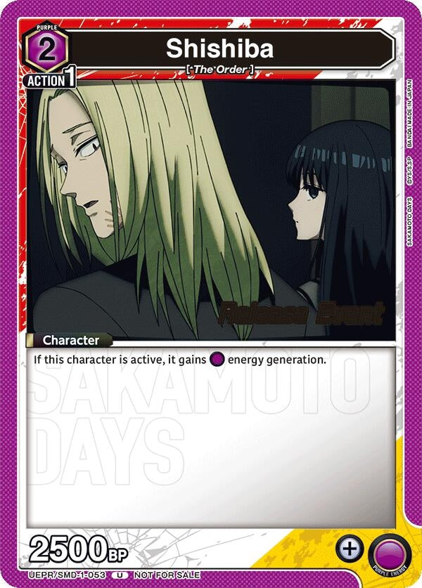 Image for Shishiba (053) (UE19BT/SMD-1-053) (UE19BT: SAKAMOTO DAYS Release Event Cards) (UE19BT_RE) - Union Arena
