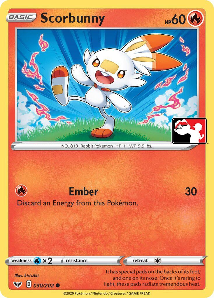 Image for Scorbunny (Library Exclusive) (031/202) (Miscellaneous Cards & Products) (MCAP) - Pokemon