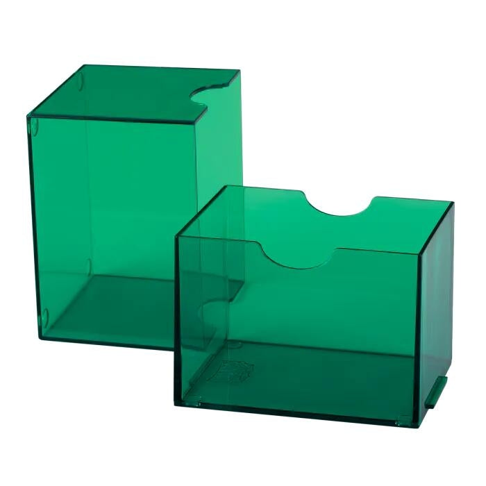 Image for Dragon Shield Strongbox Deck Box - Clear Green (Holds 100+) - Deck Boxes