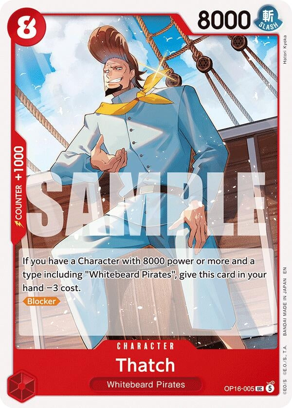 Image for Thatch (OP16-005) (The Time of Battle) (OP16) - One Piece Card Game