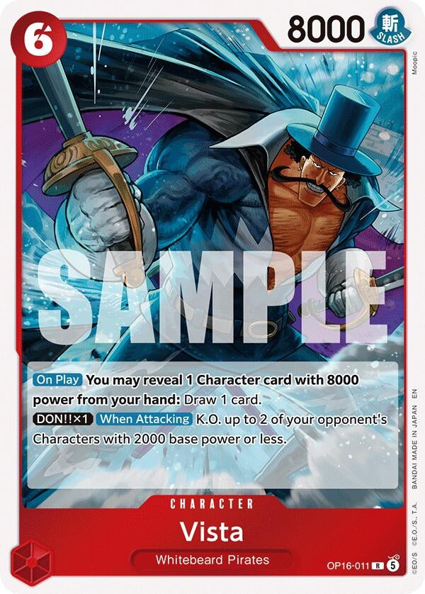 Image for Vista (OP16-011) (The Time of Battle) (OP16) - One Piece Card Game