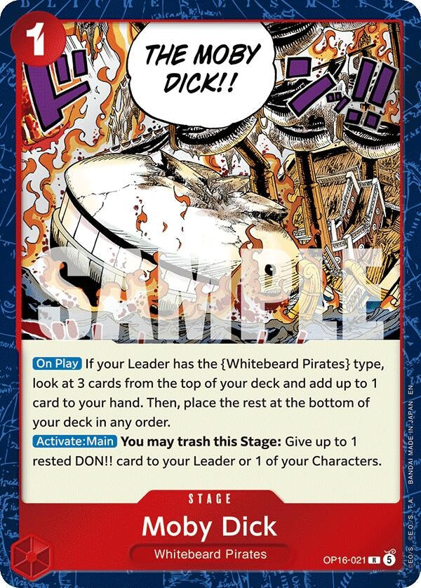 Image for Moby Dick (OP16-021) (The Time of Battle) (OP16) - One Piece Card Game