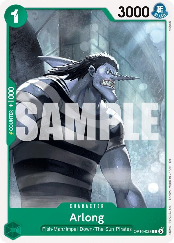 Image for Arlong (OP16-023) (The Time of Battle) (OP16) - One Piece Card Game