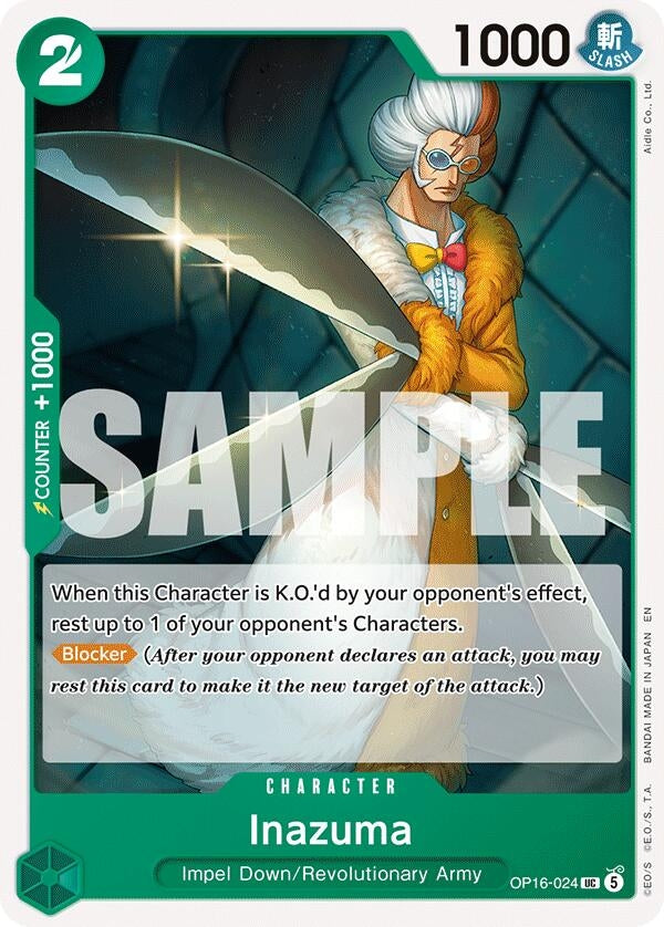 Image for Inazuma (OP16-024) (The Time of Battle) (OP16) - One Piece Card Game