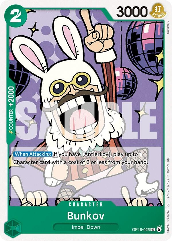 Image for Bunkov (OP16-025) (The Time of Battle) (OP16) - One Piece Card Game