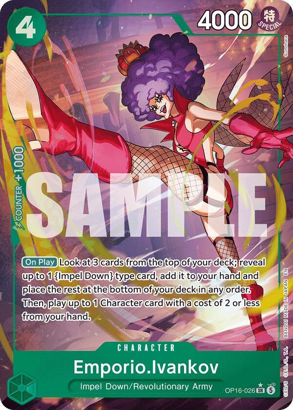Image for Emporio.Ivankov (026) (Alternate Art) (OP16-026) (The Time of Battle) (OP16) - One Piece Card Game