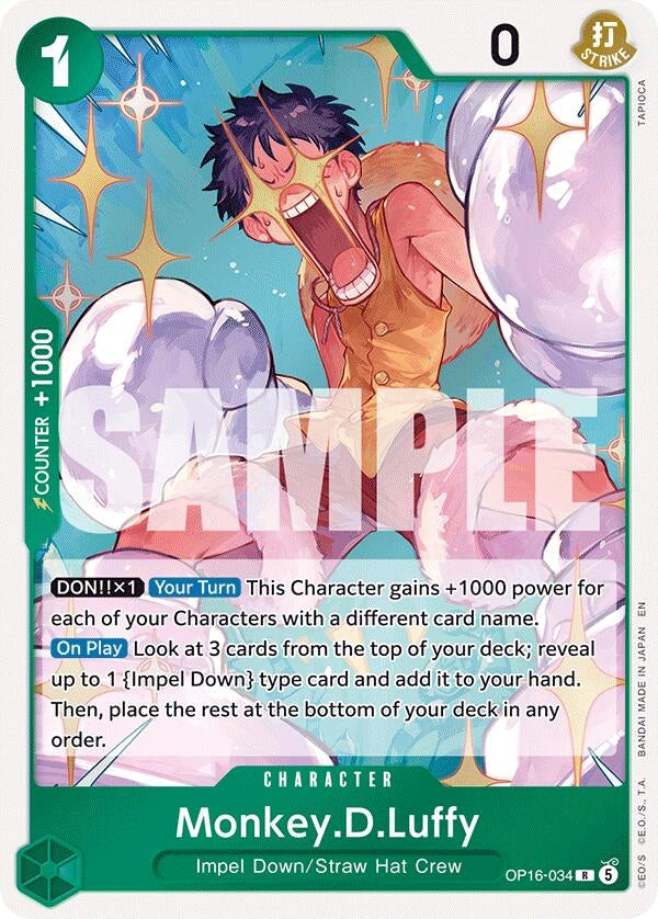 Image for Monkey.D.Luffy (034) (OP16-034) (The Time of Battle) (OP16) - One Piece Card Game