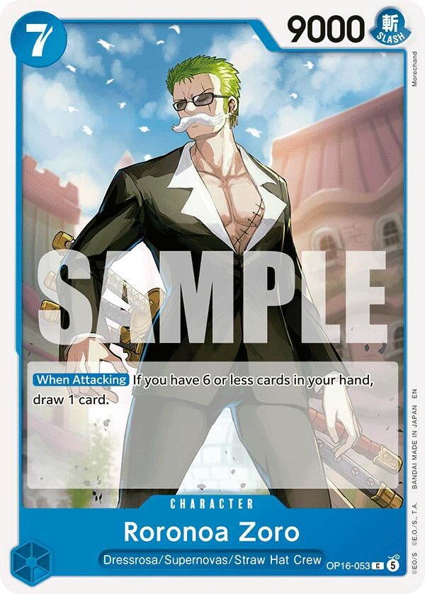 Image for Roronoa Zoro (053) (OP16-053) (The Time of Battle) (OP16) - One Piece Card Game