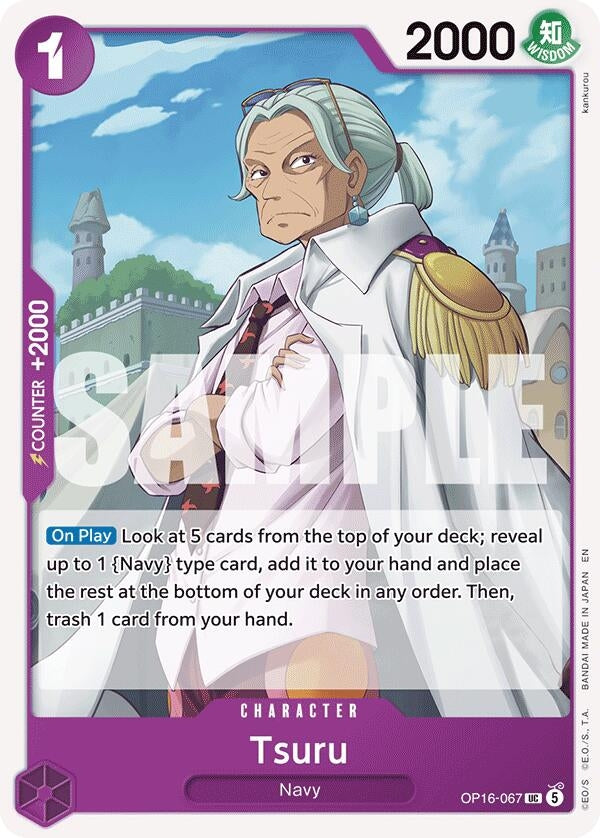 Image for Tsuru (OP16-067) (The Time of Battle) (OP16) - One Piece Card Game