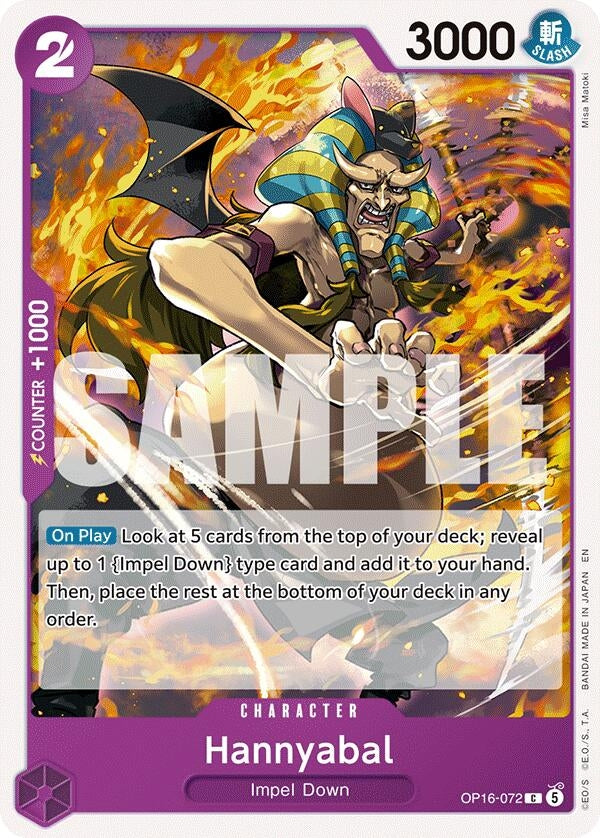 Image for Hannyabal (OP16-072) (The Time of Battle) (OP16) - One Piece Card Game