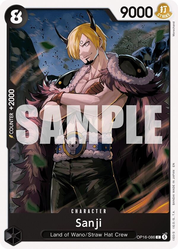 Image for Sanji (OP16-086) (The Time of Battle) (OP16) - One Piece Card Game