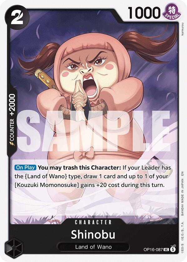 Image for Shinobu (OP16-087) (The Time of Battle) (OP16) - One Piece Card Game