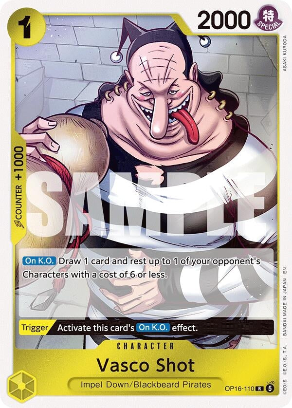 Image for Vasco Shot (OP16-110) (The Time of Battle) (OP16) - One Piece Card Game