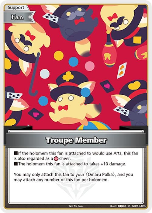 Image for Troupe Member (P) (hBP01-126) (hololive OFFICIAL CARD GAME Promos) (hOCGP) - Hololive