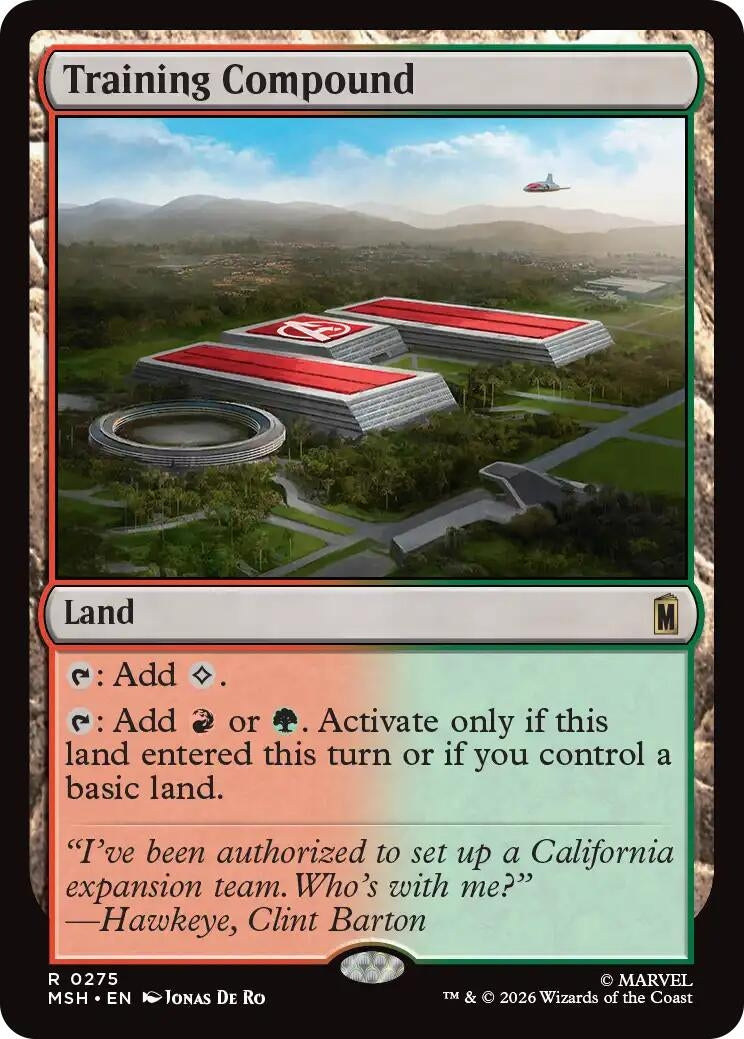 Image for Training Compound (275) (Marvel Super Heroes) - Magic: The Gathering