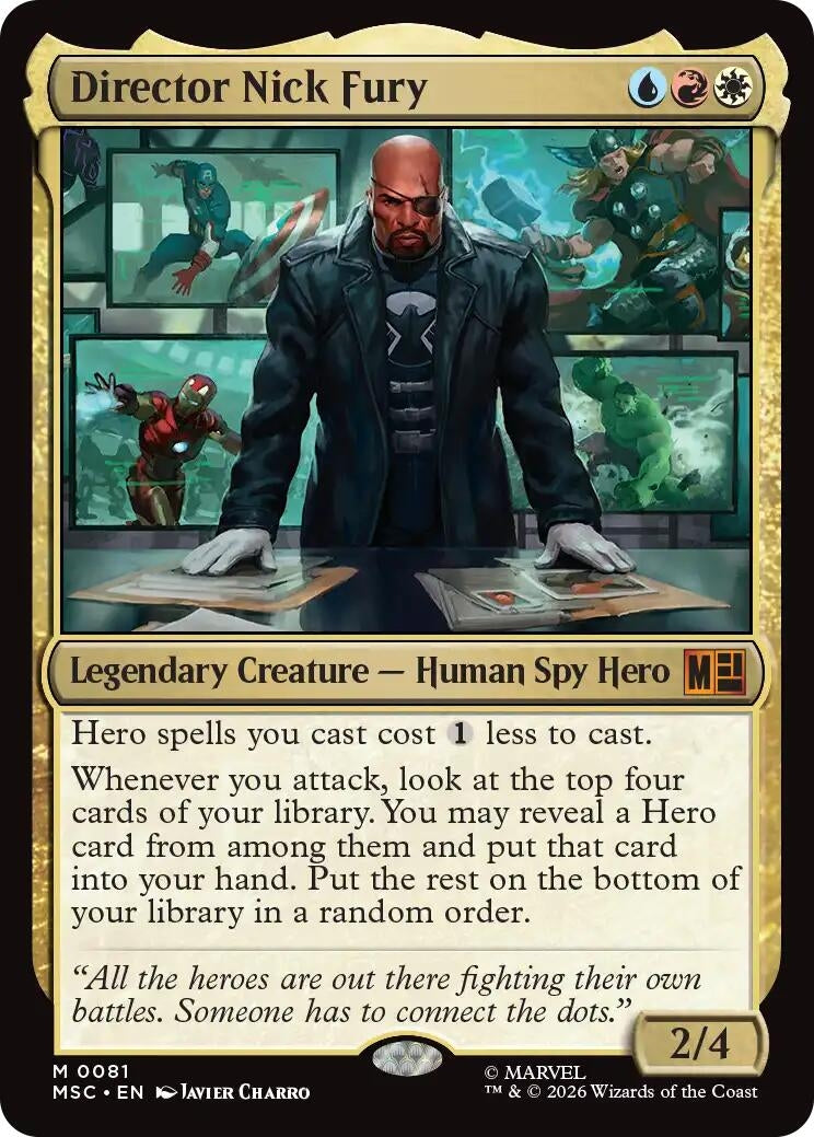 Image for Director Nick Fury (81) (Commander: Marvel Super Heroes) - Magic: The Gathering